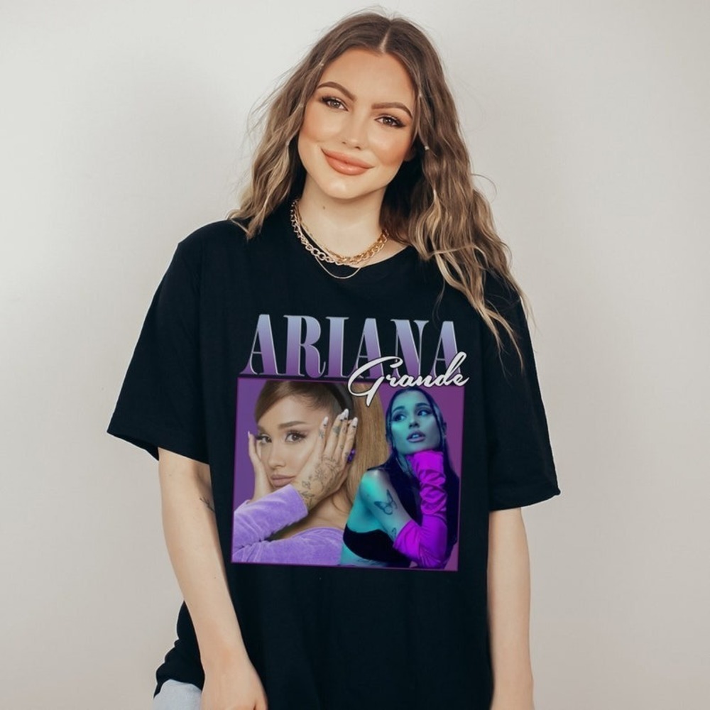Ariana Grande T-Shirt, Ariana Grande Fan Tee, Retro Ariana Grande T-Shirt